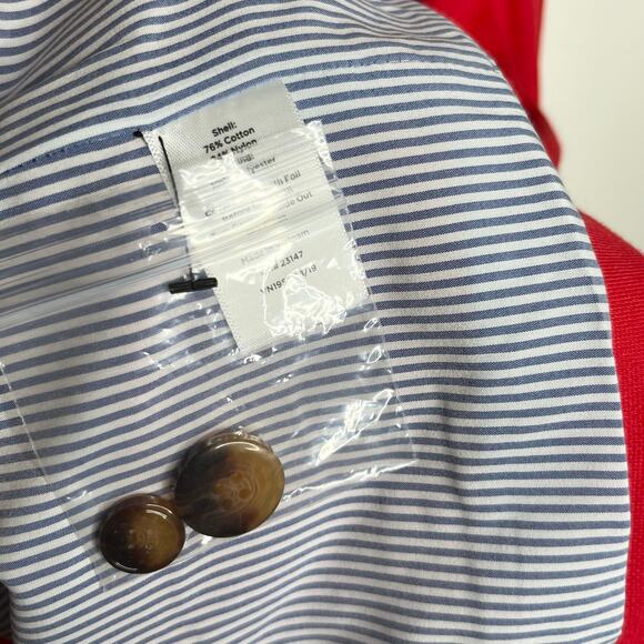 Talbots tomato 🍅 Red Blazer NWOT, Never Worn - Picture 11 of 13